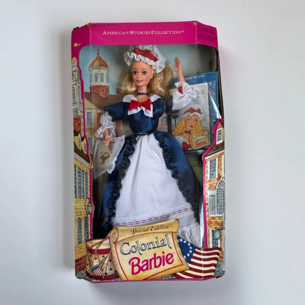 1994 Colonial Barbie, New In Box - Picture 3 of 7